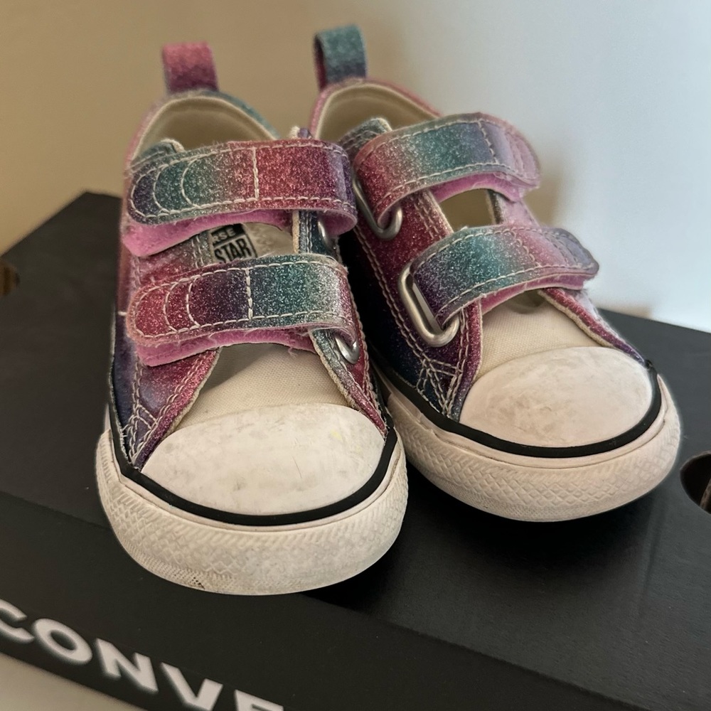 Multicolor Chuck Taylor All Star Sneakers size 7 little kid. Converse